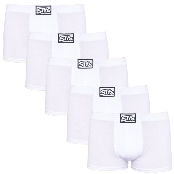 5PACK herenboxershort Styx klassiek elastisch wit (5Q1061)