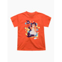 Vrolijk kinder t-shirt Dedoles Dansende hamster oranje (D-K-AP-TSH-C-C-1674)