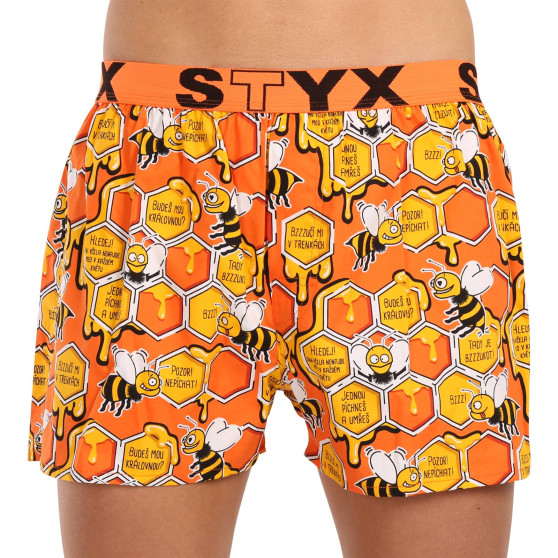 Herenboxershort Styx kunst sport rubber bijen (B1654)