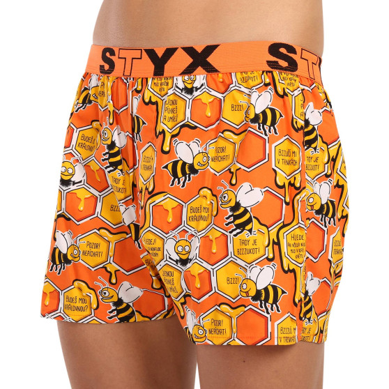 Herenboxershort Styx kunst sport rubber bijen (B1654)