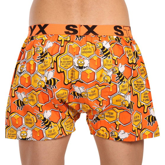 Herenboxershort Styx kunst sport rubber bijen (B1654)