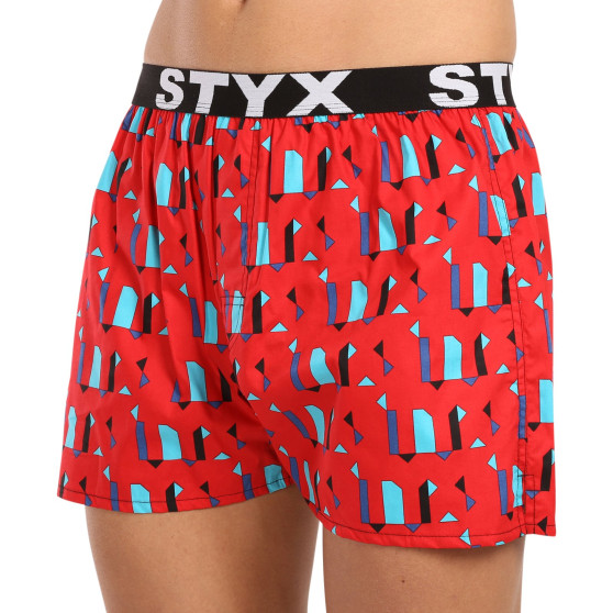 Herenboxershort Styx kunst sport rubber patronen (B1659)