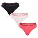 3PACK dames string Tommy Hilfiger veelkleurig (UW0UW04889 0V5)