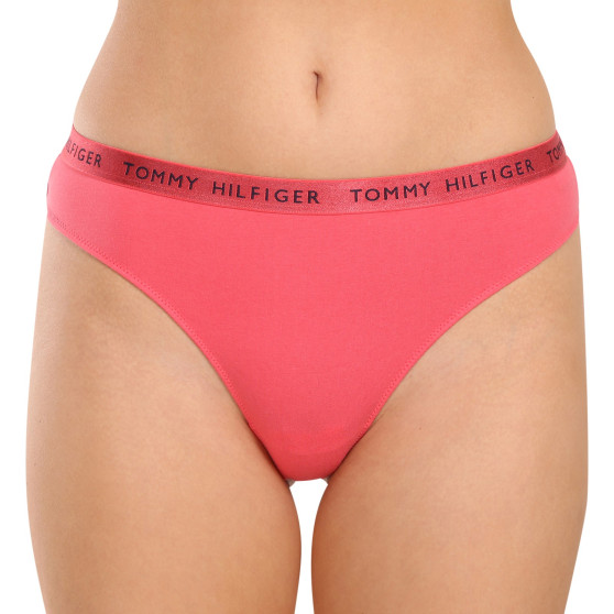 3PACK dames string Tommy Hilfiger veelkleurig (UW0UW04889 0V5)