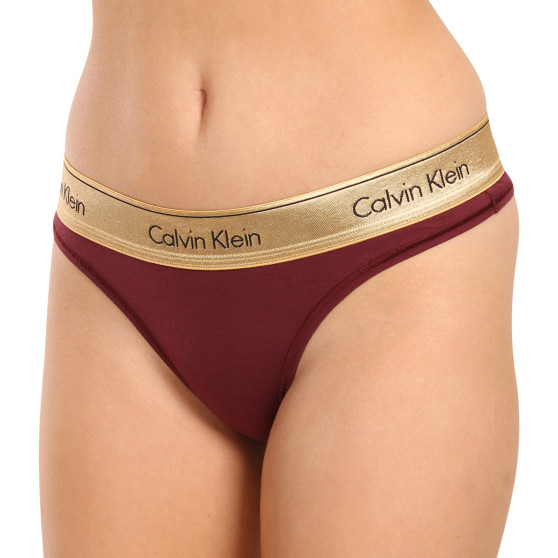 Braziliaanse Dames slip Calvin Klein rood (QF7452E-GEX)