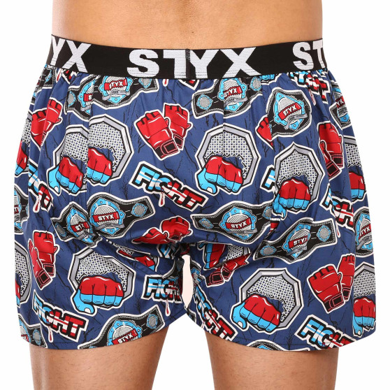 3PACK Herenboxershort Styx art sport rubber veelkleurig (3B15690)