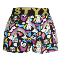 Kindershort Styx kunst sport rubber eenhoorn (BJ1158)