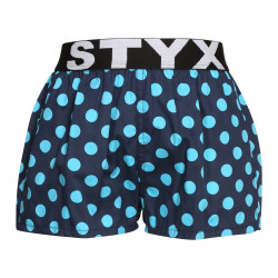 Kindershort Styx kunst sport rubber stippen (BJ1651)