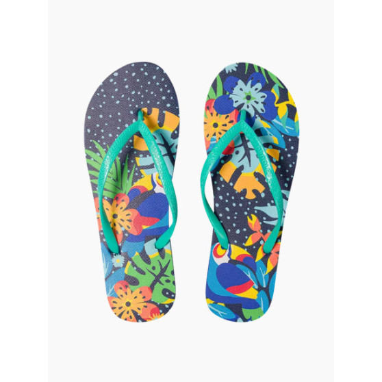 Vrolijke teenslippers Dedoles Tukan in de jungle (D-U-F-FF-C-PE-1587)