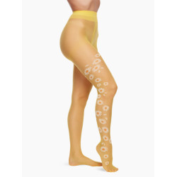 Vrolijke dames nylons Dedoles Zomerse madeliefjes (D-W-H-T-C-N-1425)