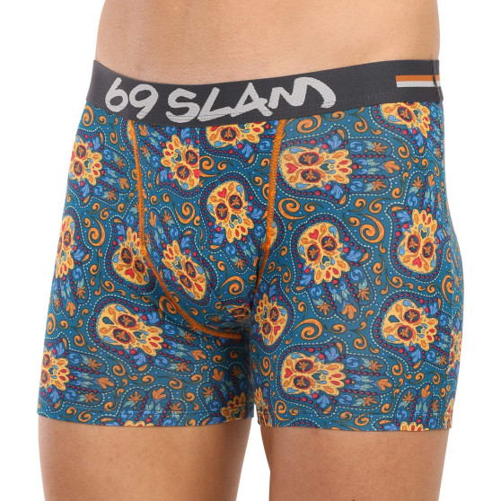 Herenboxershort 69SLAM fit bamboe hamsa hand gilbert (MPBHHD-BB)