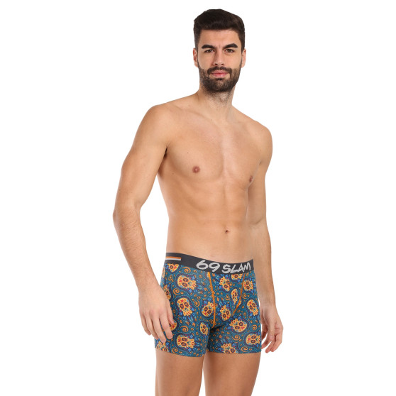 Herenboxershort 69SLAM fit bamboe hamsa hand gilbert (MPBHHD-BB)