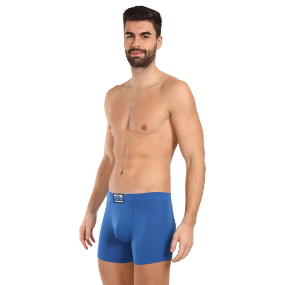 Herenboxershort Styx lang klassiek elastisch blauw (F1167)