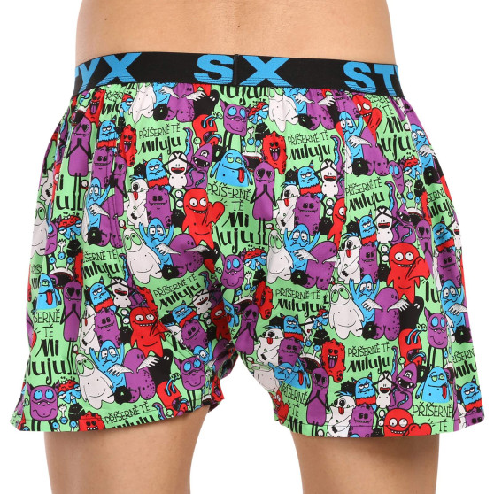 Herenboxershort Styx kunst sport rubberen monsters (B01555/2)