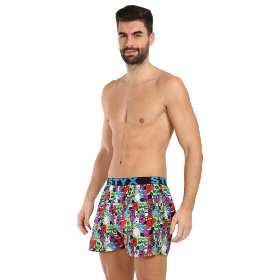 Herenboxershort Styx kunst sport rubberen monsters (B01555/2)