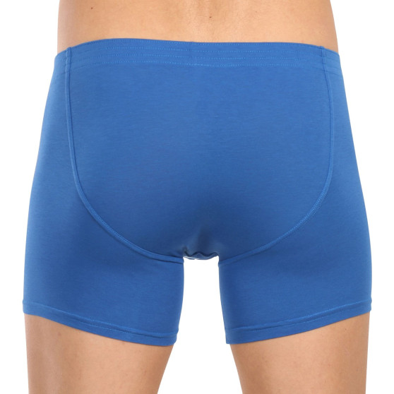 Herenboxershort Styx lang klassiek elastisch blauw (F1167)