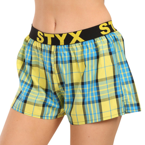 Damesboxershorts Styx sportelastisch veelkleurig (T1002)