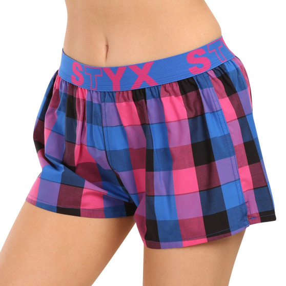 Damesboxershorts Styx sportelastisch veelkleurig (T1008)