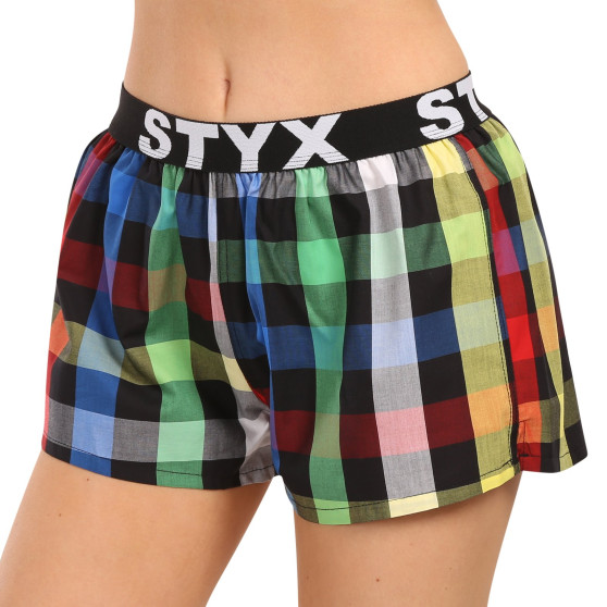 Damesboxershorts Styx sportelastisch veelkleurig (T1012)