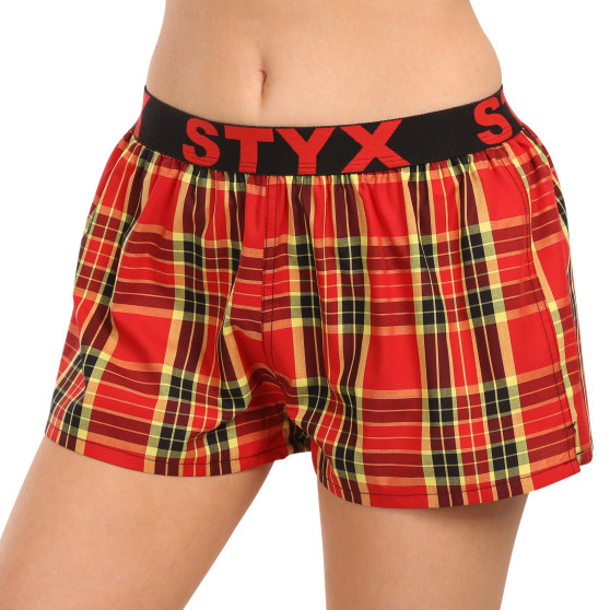 Damesboxershorts Styx sportelastisch veelkleurig (T1014)