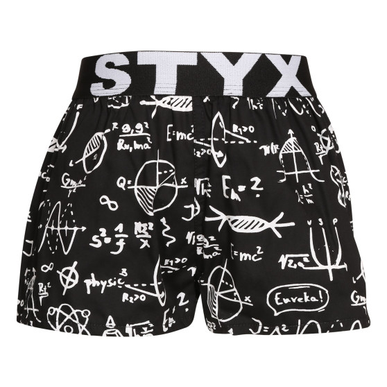 3PACK Kindershort Styx kunst sport rubber veelkleurig (3BJ15782)