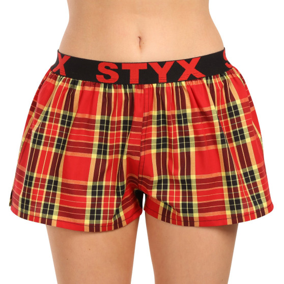 3PACK Damesboxershorts Styx sport elastisch meerkleurig (3T10469)