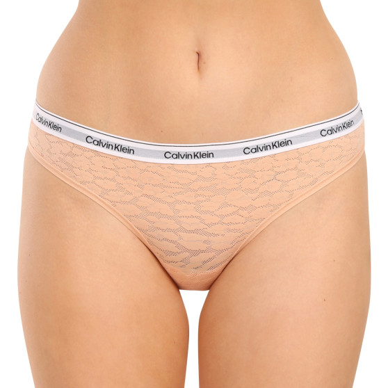 3PACK Dames slip Calvin Klein oversized multicolour (QD5080E-GP9)