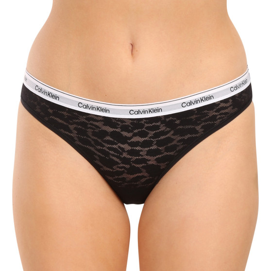 3PACK Dames slip Calvin Klein oversized multicolour (QD5080E-GP9)