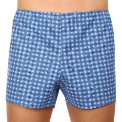 Klassieke Herenboxershorts Foltýn blauwe ruiten (K54)