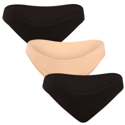 3PACK Dames slip Nedeto veelkleurig (3NK002)