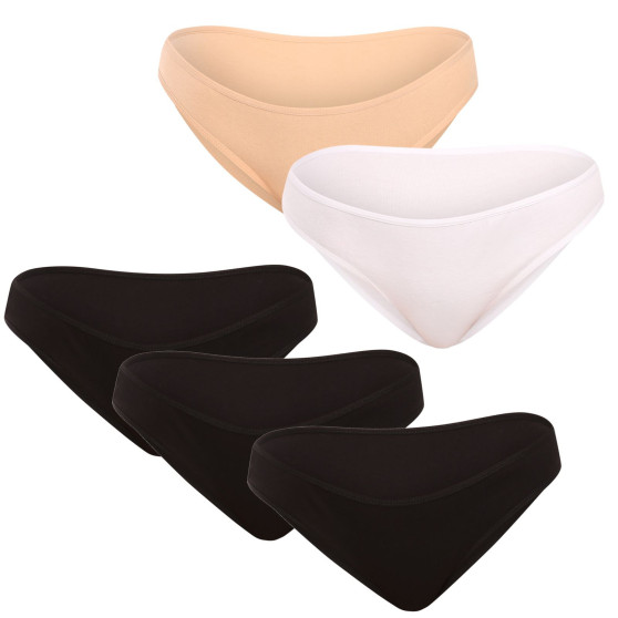 5PACK Dames slip Nedeto veelkleurig (5NK004)