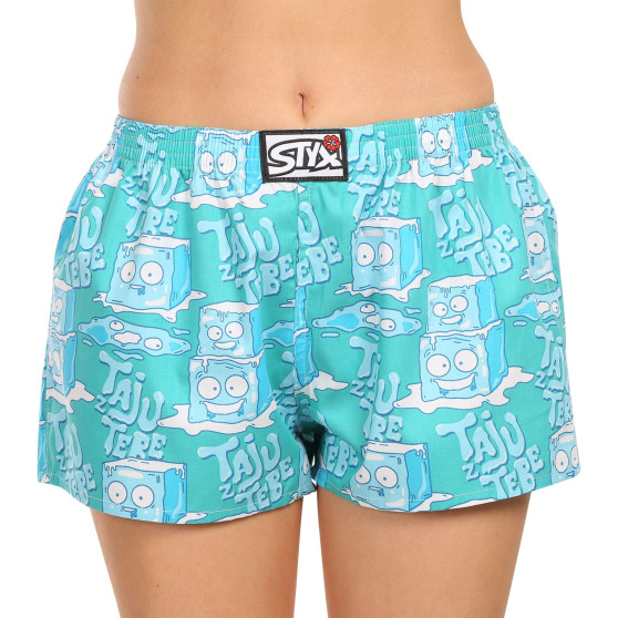 Damesshort Styx kunst klassieke rubberen ijsblokjes (K1657)