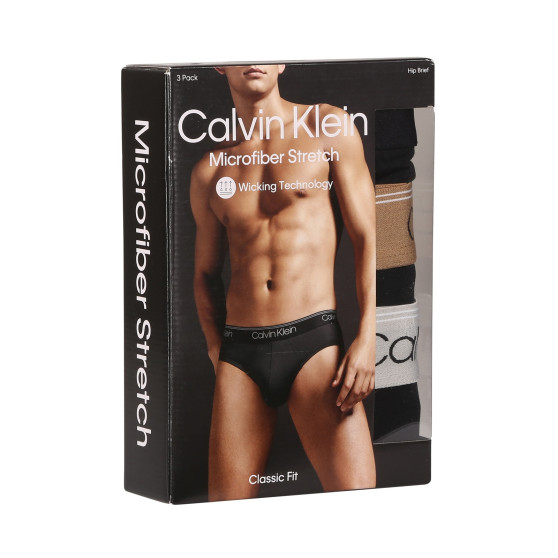 3PACK herenslip Calvin Klein zwart (NB2568A-GF0)