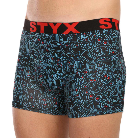 Herenboxershort Styx lang kunst sport rubber doodle (U1256/2)