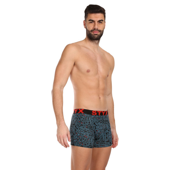 Herenboxershort Styx lang kunst sport rubber doodle (U1256/2)