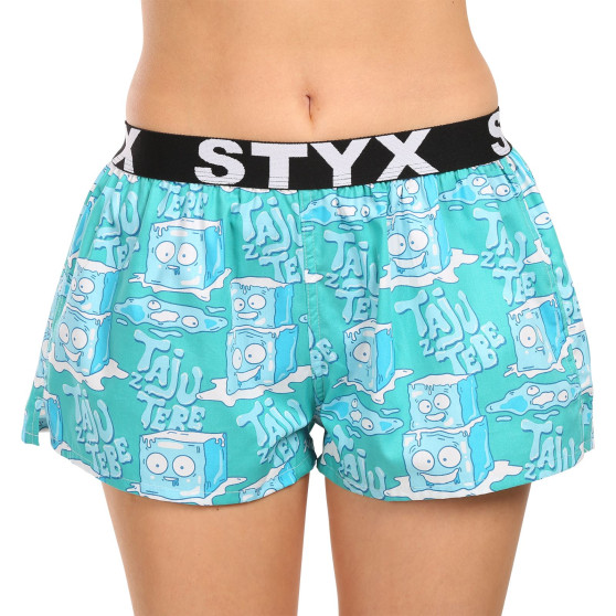 Damesshort Styx kunst sport rubber ijsblokjes (T1657)