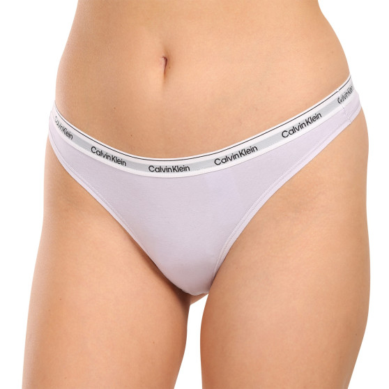 3PACK dames string Calvin Klein veelkleurig (QD5209E-NPA)