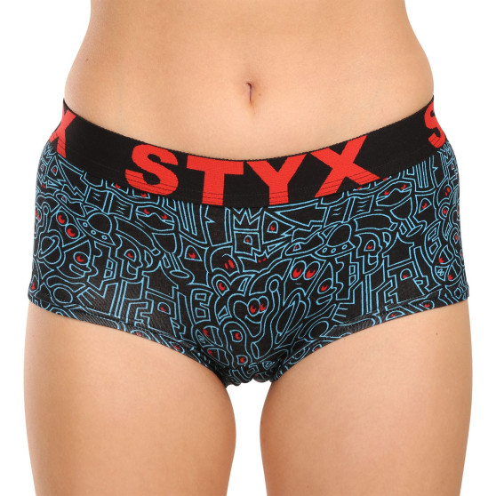 6PACK damesslip Styx kunst met been veelkleurig (6IN12697124)