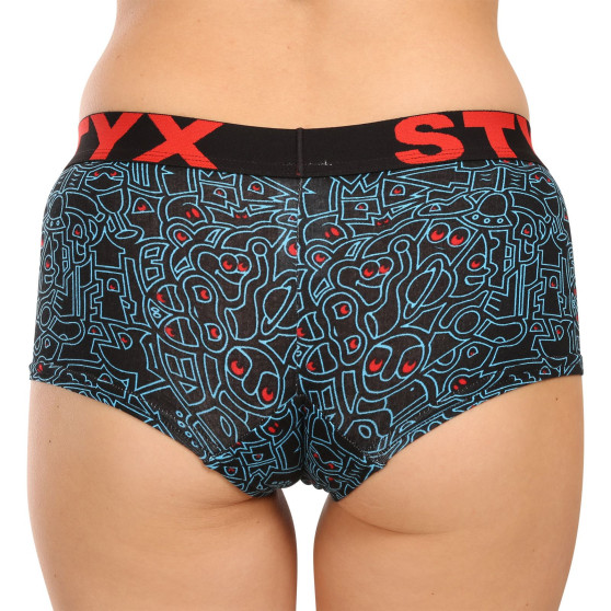 3PACK damesslip Styx kunst met been veelkleurig (3IN12672)