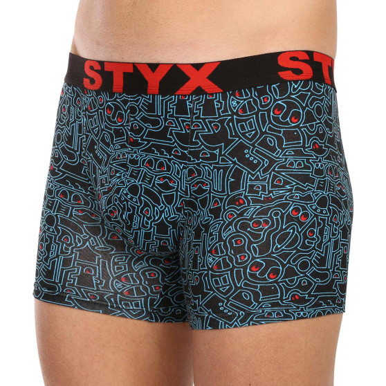 3PACK herenboxershort Styx lang kunst sport elastisch meerkleurig (3U12672/2)