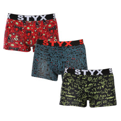 3PACK herenboxershort Styx art sport rubber multicolour (3G12612)