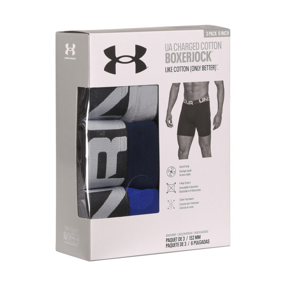 3PACK herenboxershort Under Armour veelkleurig (1363617 400)