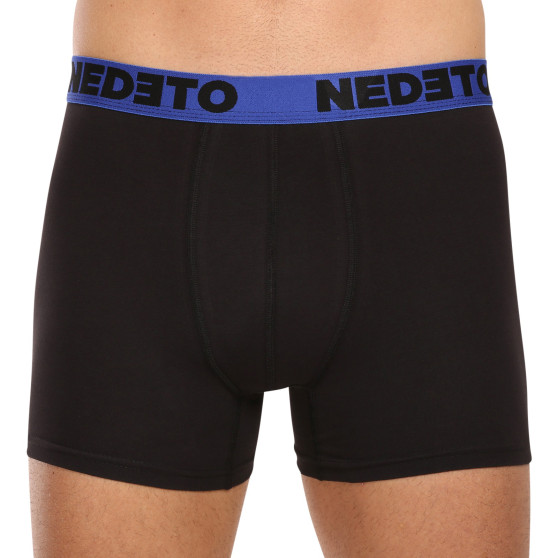 7PACK herenboxershort Nedeto zwart (7NB002b)