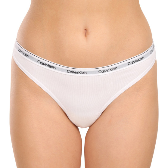 3PACK dames string Calvin Klein veelkleurig (QD5209E-MPI)