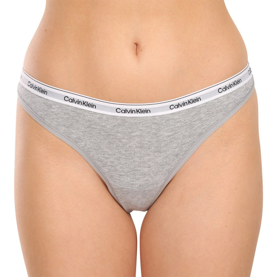 3PACK dames string Calvin Klein veelkleurig (QD5209E-MPI)