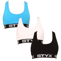 3PACK damesbeha Styx sport multicolour (3IP09019)