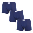 3PACK herenboxershort Styx lang klassiek elastisch donkerblauw (3F0968)