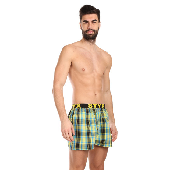 Herenboxershort Styx sport elastisch meerkleurig (B1021)