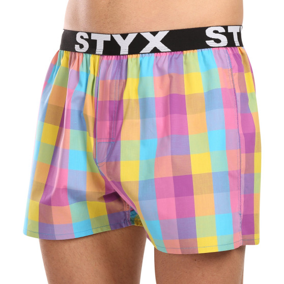 Herenboxershort Styx sport elastisch meerkleurig (B1028)