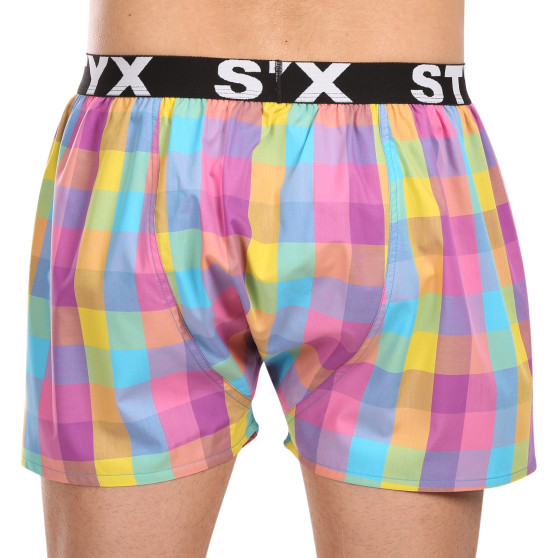 Herenboxershort Styx sport elastisch meerkleurig (B1028)